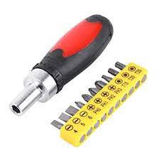 Walmart.com has been visited by 1m+ users in the past month Replaceable Screwdriver Manual Screwdriver With 10 Interchangeable Screwdriver Bits Slotted Cross Star Shaped Drive Amazon De Business Industry Science