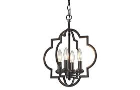 Check spelling or type a new query. 4 Light Quatrefoil Pendant Bronze One Kings Lane