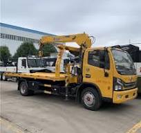 Dongfeng 4 Ton 4X2 Rollback Flat Bed Wrecker Tow Truck with ...
