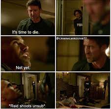 Reid Coming To Morgan S Rescue Criminal Minds Memes Criminal Minds Funny Criminal Minds