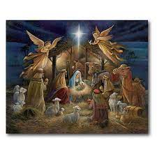 Maybe you would like to learn more about one of these? Courtside Market Nativity Scene Christmas Canvas Wall Art