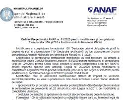 News Opanaf Nr 51 2021 Pentru Modificarea È™i Completarea D 100 È™i D 710 A Fost Transmis La Monitorul Oficial Cabinetexpert Ro Blog Contabilitate