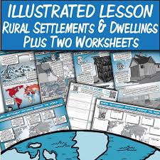 Rural Settlements Dwellings Illustrated Textbook Pages Wkst Ap Human Geography Lessons Ap Human Geography Blank World Map