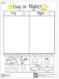 Our preschool and kindergarten science worksheets introduce concepts related to life sciences (plants, animals and our bodies), earth science (weather and the environment) and the physical sciences (forces, energy). Day And Night Worksheet Kindergarten Science Kids Learning Activities Kindergarten Activities