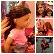 This Little Girl Was Able To Customize Her American Girl Doll To Look Like Her Complete With Cochlear Implant Pink Pro Cochlear Implant Deaf Children Implants