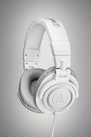 Ath M50wh White Headphones Headphones Audio Technica