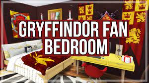 You make my huffle puff. The Sims 4 Room Build Gryffindor Fan Bedroom Youtube