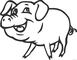 Enter youe email address to recevie coloring pages in your email daily! Baby Pig Coloring Pages Baby Pig Bfree Printable Coloring4free Coloring4free Com