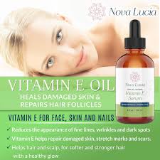 Vitamin e oil can help decreasing skin dryness and therefore make signs of aging less noticeable. Organic Vitamin E Oil For Skin Face Hair Oil For Hair Growth Acne Scar Treatment Stretch Mark Removal Moisturizer 4 Oz Shopee Malaysia
