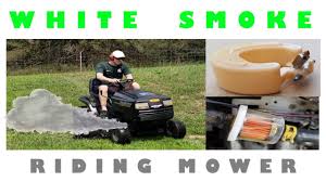 With the best riding lawn mowers, you'll be able to survey your hard work from the driving seat. White Smoke From Riding Lawn Mower Youtube