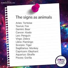What animal is a virgo. The Signs As Animals Aries Tortoise Taurus Fox Gemini Bear