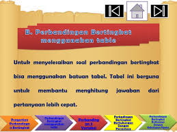 Cara mudah perbandingan bertingkat (perbandingan 3 variabel). Pendidikan Matematika Ppt Download