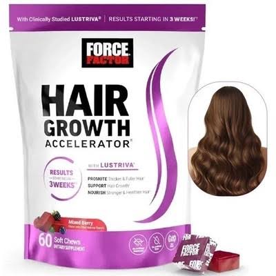 Gomitas para el crecimiento del cabello Force Factor - Favorecen el crecimiento del cabello y lo nutren | eBay