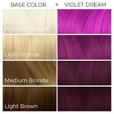 According to numerous amazon reviews, the adore color cream has it over other hair dyes. Violet Dream Arctic Fox Dye For A Cause