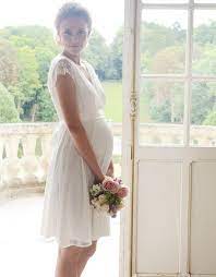 Long Lace Maternity Bridal Gown In 2021 Maternity Bridal Gowns Lace Maternity Wedding Dresses Pregnant Wedding Dress
