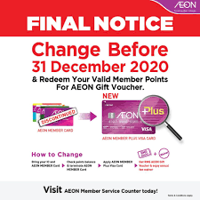 The card also supports visa paywave for faster transactions, lessening the time you need to queue up. Attention To All Aeon Member Aeon Retail Malaysia Facebook