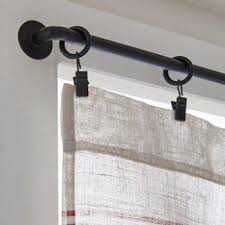 Tringle A Rideau Charme Curve Noir Mat Diam 8 10 Mm De 70 A 120 Cm Inspire Tringle Rideau Rideaux Et Tringle