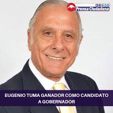Eugenio Tuma logra aplastante triunfo en las primarias a gobernador