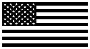 American Flag Black And White Version Sticker By Warishellstore American Flag Wallpaper American Flag Sticker Black And White Flag