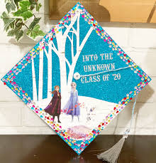 Disney Frozen 2 Graduation Cap Disney Graduation Cap College Graduation Cap Decoration Graduation Cap Designs