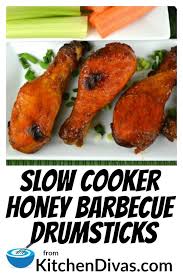 Slow Cooker Honey Barbecue Drumsticks Honey Barbecue Best Chicken Drumstick Recipe Bbq Crockpot Recipes