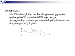 Simbol yang digunakan dalam opersi gerbang logia and ini adalah tanda titik atau bisa juga tidak menggunakan simbol sama sekali. Contoh Soal Gerbang Logika