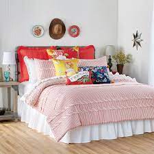 Snuggle up with artwork and stylish patterns from independent artists across the world. The Pioneer Woman Ticking Stripe Comforter Red Walmart Com Walmart Com