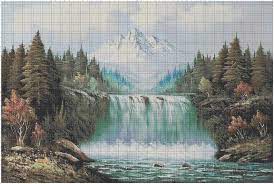 Maybe you would like to learn more about one of these? 0014 Mountain Waterfall Counted Cross Stitch Pattern Digital Download Pdf Chart Cross Stitch Cross Stitch Patterns Mountain Waterfall