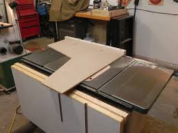 Making A Large Crosscut Sled Dan S Hobbies Diy Table Saw Diy Table Console Table Decorating