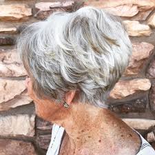 If you have straight and moderately thick hair, then you can opt to achieve such a soft, gentle effect, you will need to ask your hairstylist to lighten up the ends, working with thick strands. Short Layered Haircuts For Women Over 65 Novocom Top