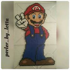 Super Mario Perler Beads By Perler By Lotta Perles Hama Noel Perles Hama Perle Hama Mario