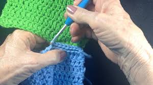 Watch video tutorial to slip stitch knitting edges. How To Crochet Stitch Guide Video Less Seam Layered Edge Slip Stitch Seam
