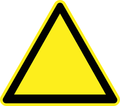 Blank Hazard Warning Sign Vector Image Public Domain Vectors Tema De Festa Construcao Bolos De Casamento Com Cupcakes Placas De Aniversario