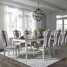 Liberty Furniture Magnolia Manor 7pc With 2 Leaves Rectangular Leg Dining Set In Antique White Est Ship Time Is 8 10 Weeks By Dining Rooms Outlet Dining Room Sets Dining Room Remodel