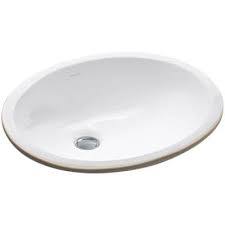 A contemporary look consists more of the straight or angled edges. Oval Undermount Bathroom Sinks Bathroom Sinks The Home Depot