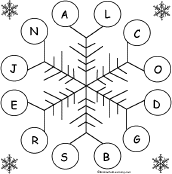 Give your child a quiet space to work on his printable algebra worksheets. Snow K 3 Theme Page At Enchantedlearning Com
