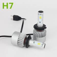 h7 csp led headlight single beam car led headllamp bulb 6500k 8000lm auto light source for philips chip automoveis carro led headlights cars car lights car led