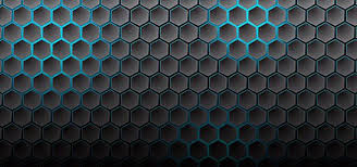  Honeycomb Carbon Fiber Background Dark And Blue Tones Serat Karbon Latar Belakang Ilustrasi Vektor