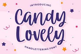 Free for personal & commercial use! Candy Lovely Cute Handwritten 881605 Handwritten Font Bundles