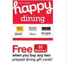 Extra 5% off & free shipping with target redcard. Expired Target Buy 2x Dining Gift Cards Get 5 Target Gift Card Free Gc Galore