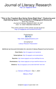 Institutul national de cercetare ?? Pdf This Is Our Freedom Bus Going Home Right Now Producing And Hybridizing Space Time Contexts In Pedagogical Discourse