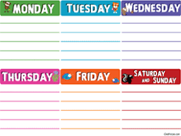 days of the week activities worksheets printables and