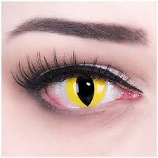 Red cat eye color contact lenses. Coloured Contact Lenses White Zombie Contacts Color Carnival Free Case Eur 19 99 Picclick De