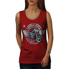 Wellcoda Rider Motorcycle Biker Womens Tank Top Bike Athletic Sports Shirt Tank Tops Women Biker Outfit Tank Top Fashion