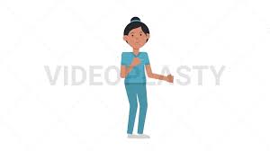 Asian Female Nurse Dancing [Animated Stock GIFs] | VideoPlasty | Animation,  Nurse, Dance moves