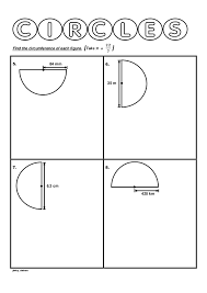 Area of the circle ≈ 3.14 x 16. Year 6 Circumference Of Semicircles Worksheet