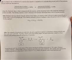 Solved 08 A Common Way To Determine If A Reaction Has Re Chegg Com