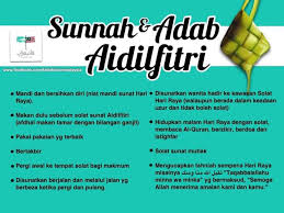 Solat hari raya idulfitri dua rakaat hukumnya sunat muakkad, segala rukun dan syarat serta sunatnya sama seperti solat fardu yang lima, kecuali perkara sunat yang ditambahkan iaitu bertakbir tujuh kali pada rakaat pertama dan lima kali pada rakaat yang kedua, disertakan dengan bertasbih di antara. Facebook