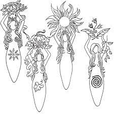 This collection includes mandalas, florals, and more. Goddess Seasons Goddess Coloring Pages Pagan Coloring Pages Witchy Crafts