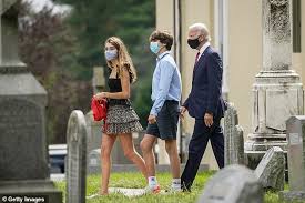 Her foot markings match every image we have of her on her social media. Joe Biden Attends The Confirmation Ceremony Of His Granddaughter Natalie Daily Mail Online